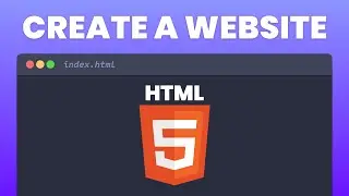 Learn HTML for beginners (create your first website)