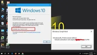 How to Check When is your Windows 10 Going to Expire (Check Expire Date)