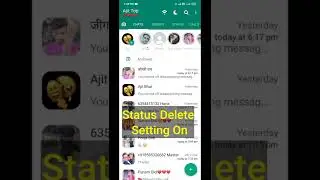 How to seen Deleted status on gb WhatsApp new ? 