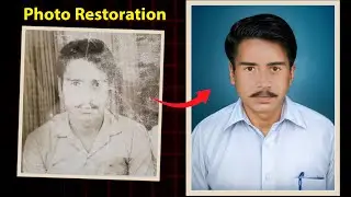 How to Restore Damaged Photos in Photoshop | Step-by-Step Tutorial