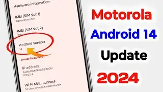 Motorola android 14 update kaise kare / how to update android 14