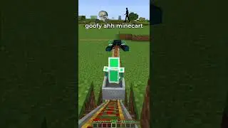 goofy ahh minecart in minecraft 🛒🚶‍♂️💀