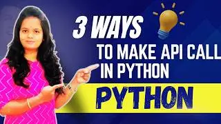 3 ways to make API calls in Python? How we can make API call in Python? #infysky #pythonapi #python