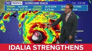 Tuesday evening tropical update: South Florida feeling first effects of Hurricane Idalia