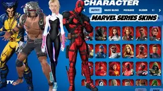 Every Marvel Series Skins in Fortnite!(2019-2024)