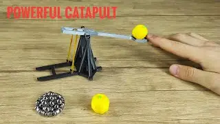 3D Printed Powerful Pumpkin Catapult From Thingiverse || 3D printing Timelapse