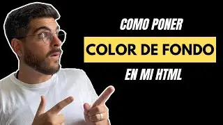 🧑🏻‍🎨 Como CAMBIAR el color de FONDO en una página HTML usando CSS [PASO A PASO]