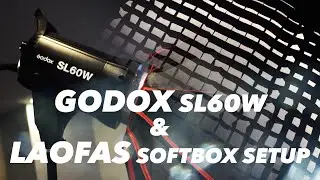 GODOX SL60W and LAOFAS SOFTBOX Unboxing and Setup | 2020 Studio Makeover