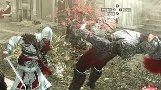 Assassin's Creed Brotherhood Ezio's Brutal Multi Kill Fury  & Rooftop Massacre