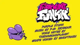 Purple Stuff WITH Voice Notes | Friday Night Funkin Custom Song