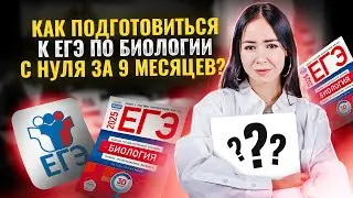 Как подготовиться к ЕГЭ по биологии с нуля за 9 месяцев?