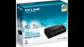 TP-Link TD-8817 ADSL2+ Ethernet/USB Modem Router