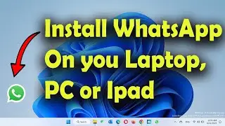 Install WhatsApp on laptop | Install WhatsApp on pc | How to download and install WhatsApp in laptop