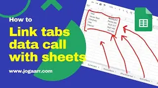 Google Sheets - How to use and link tabs, sheets with the summary sheet | Combine and fetch data.