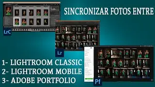 Sincronizar Lightroom Classic con Lightroom mobile y Adobe Portfolio