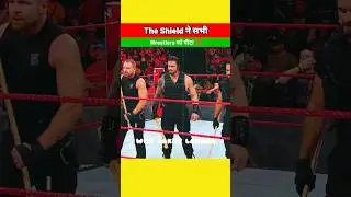 The Shield ने सभी Wrestlers को पीटा 💯| #shorts #trending