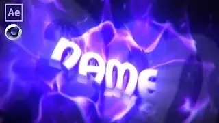 FREE 3D Purple Intro Template #5 Cinema 4D / After Effects + Tutorial