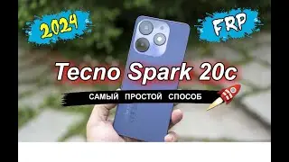 💥FRP Tecno Spark 20c Самый простой способ обхода блокировки 2024