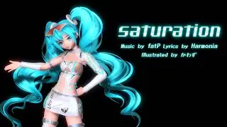 【MMD Hologram Ready 4k】saturation【fatP ft. 初音ミク】