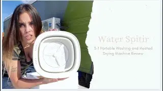 Water Spitir 3 in 1 Portable Folding Washing Machine with Heated Dryer - Unboxing and Review!