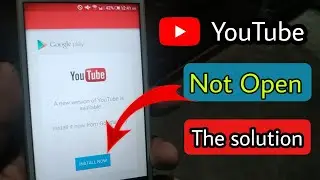 A New Version Of Youtube Is Available Install It Now From Google Play | Tech 100M