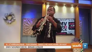 Local Saxophonist Brian Lenair performs holiday music for the DMV Soundcheck