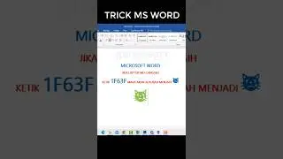 Trick Microsoft Word #microsoftword #tricks #tipsandtricks #msword #tutorial