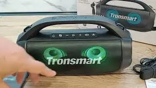 Как работает RGB подсветка на беспроводной колонке Tronsmart Bang SE. Младшенькая в своём классе!