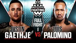 [HD] Full Fight | Justin Gaethje vs Luis Palomino 1 (Lightweight Title Bout) | WSOF 19, 2015