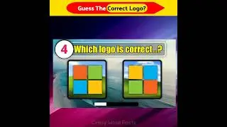 Guess The Correct 🤔 Logo? | Crazy Mind Factz #shorts