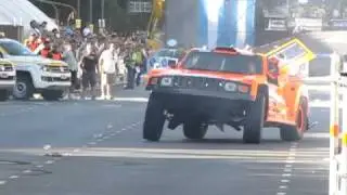 DAKAR 2011 - ROBBY GORDON - show en largada buenos aires