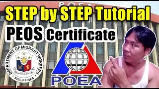 How to Get PEOS Certificate Online 2023 | Step by Step Tutorial