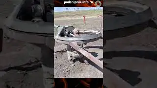 Полевая пушка из орудия подбитой БМП