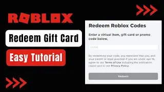 How to Redeem Roblox Gift Card ! (2023)