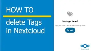 How to delete Tags in Nextcloud