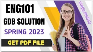 ENG101 GDB Solution 2023/ Eng101 GDB Solution Spring 2023/ Eng101 GDB 1 2023