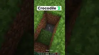 Minecraft Crocodile😱 (はいよろこんで) 