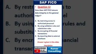 SAP S/4 HANA FI Exam Questions // SAP FICO Certification Question #sapfico #sap