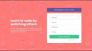 🔴 How to create website landing page with HTML and CSS in 30 minutes | 2021