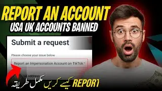 How to report anyone TikTok I'd | TikTok account kisa Ban Kara | TikTok New working report |