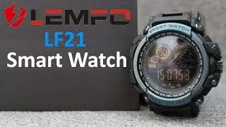 Эти СМАРТ ЧАСЫ работают год без зарядки!!! LEMFO LF21 SMART WATCH SPORT с сайта AliExpress