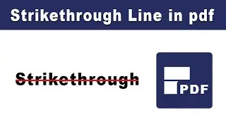 How to add Strikethrough Red Line in pdf text using pdfelement