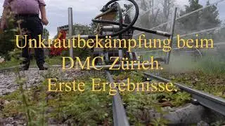 Unkrautbekämpfung beim DMC Zürich. Neue Ergebnisse.