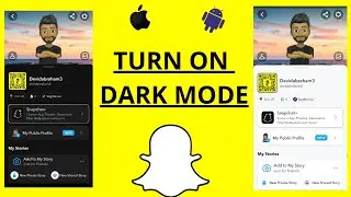 Activate night mode on Snapchat in seconds