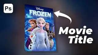 Frozen Movie Title Design in Photoshop Tutorial