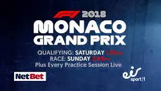 Don't miss the Monaco GP LIVE this Sunday