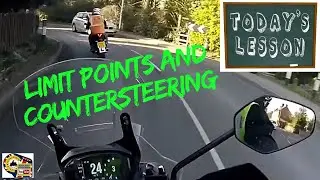 Limit points. How to judge bends or curves.  (Motorcycle instructor riding tips)