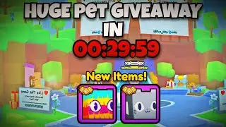 Giving Away Huge Pets every 30 MINUTES?! 😱 (Pet Simulator 99)