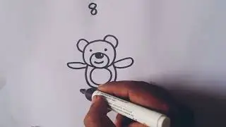 How to draw Teddy Bear  🧸 Teddy Bear drawing easy way