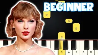 Don’t Blame Me - Taylor Swift | Beginner Piano Tutorial | Easy Piano